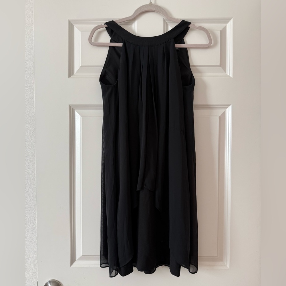 White House Black Market Black High Low Dress